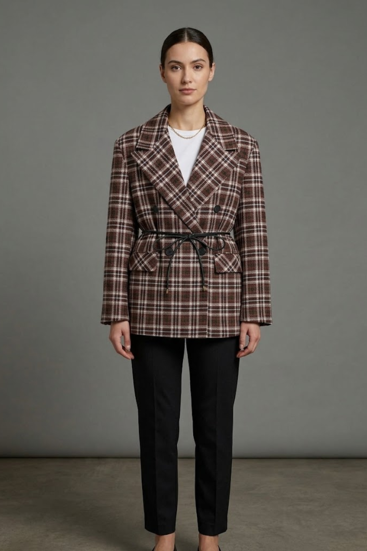 Giacca Cappotto con Spilla - MAIDOMA