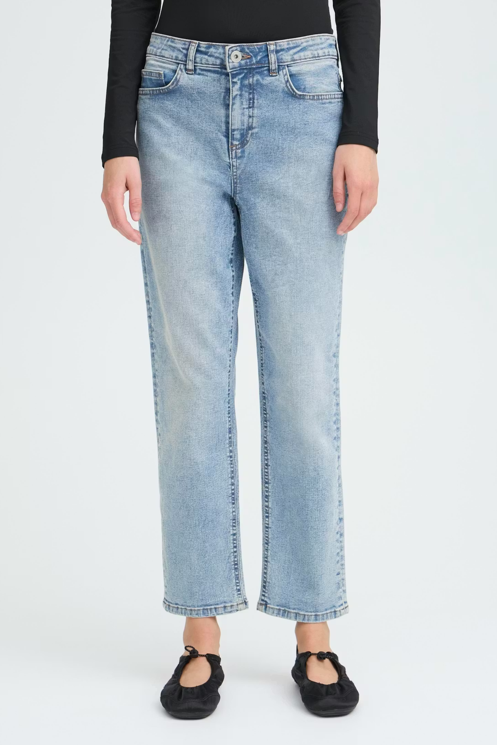 Jeans Dritto - Ihtwiggy raven - Ichi