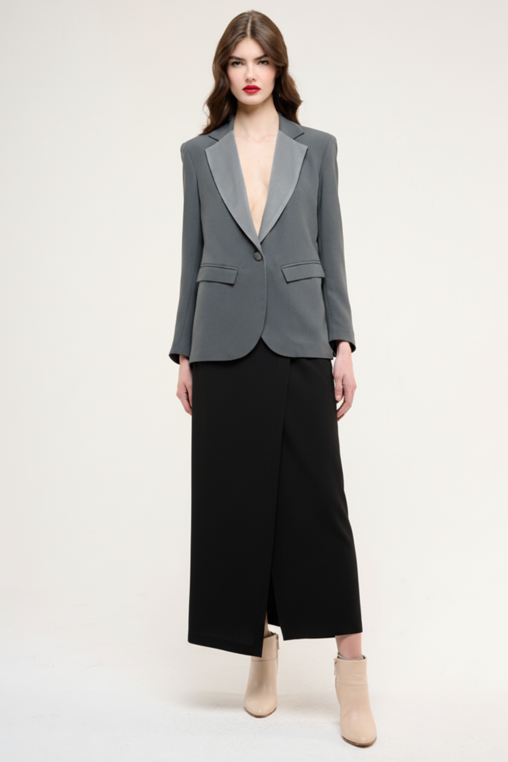 Gonna lunga smoking - Crochè