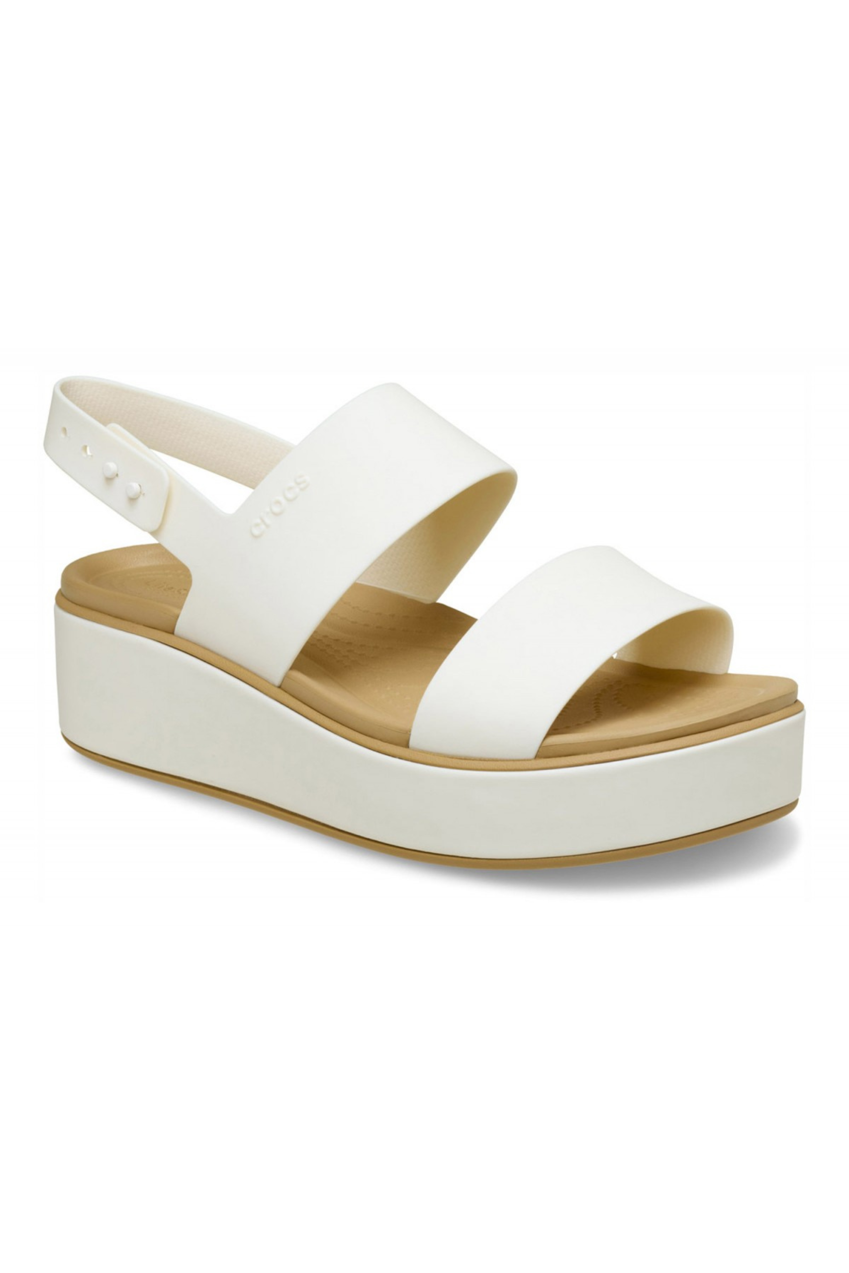 Brookling Matte Wrap low wdge - Crocs
