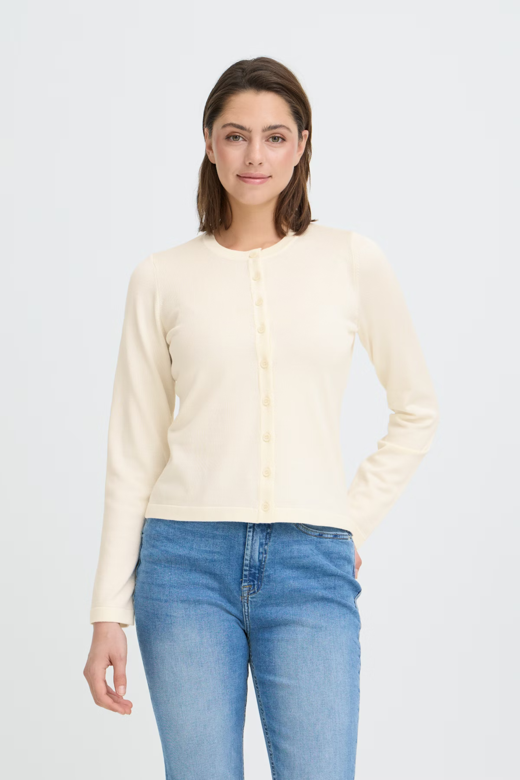 Cardigan - Ihluls O neck ca - IChi