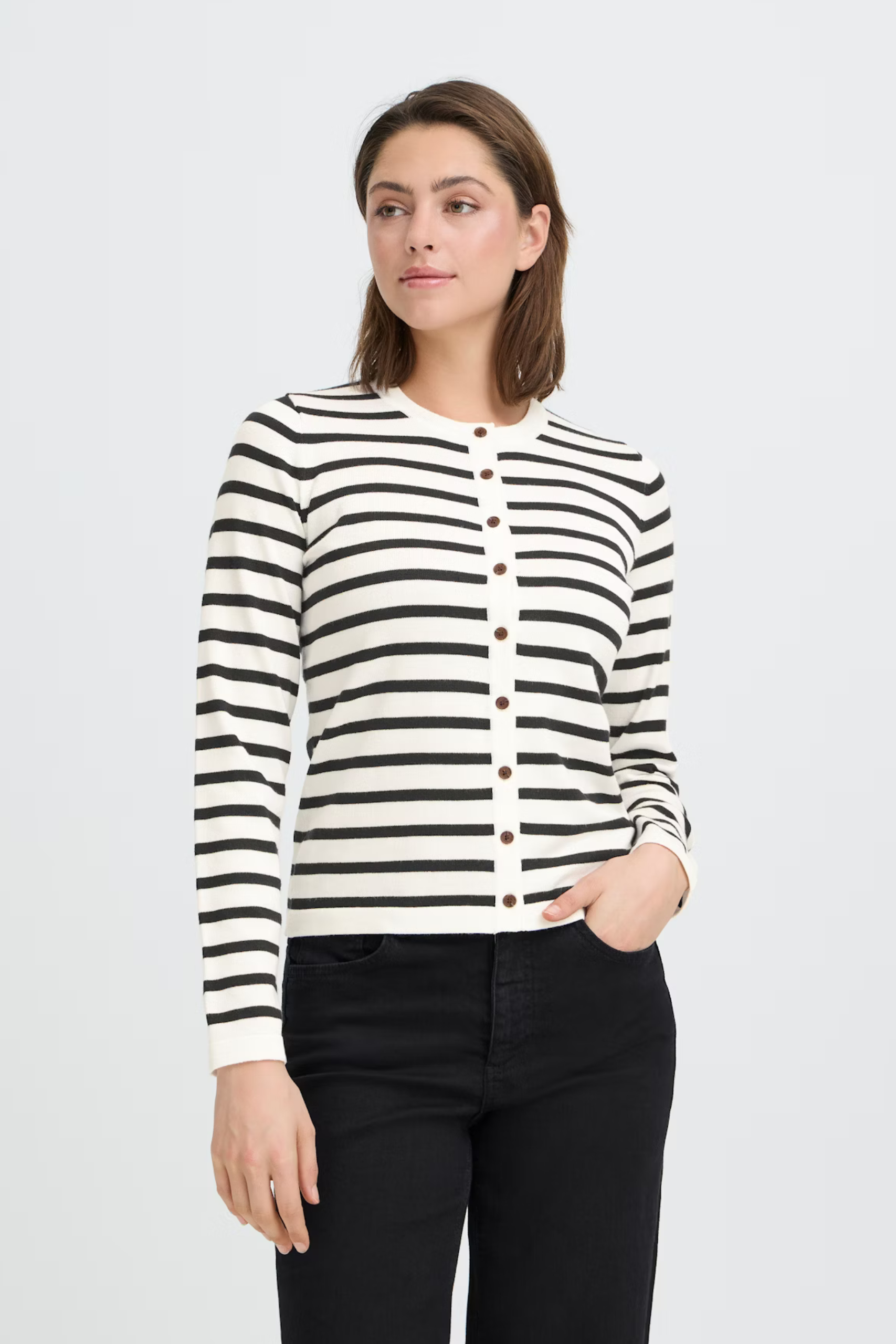 Cardigan - Ihluls O neck ca - IChi