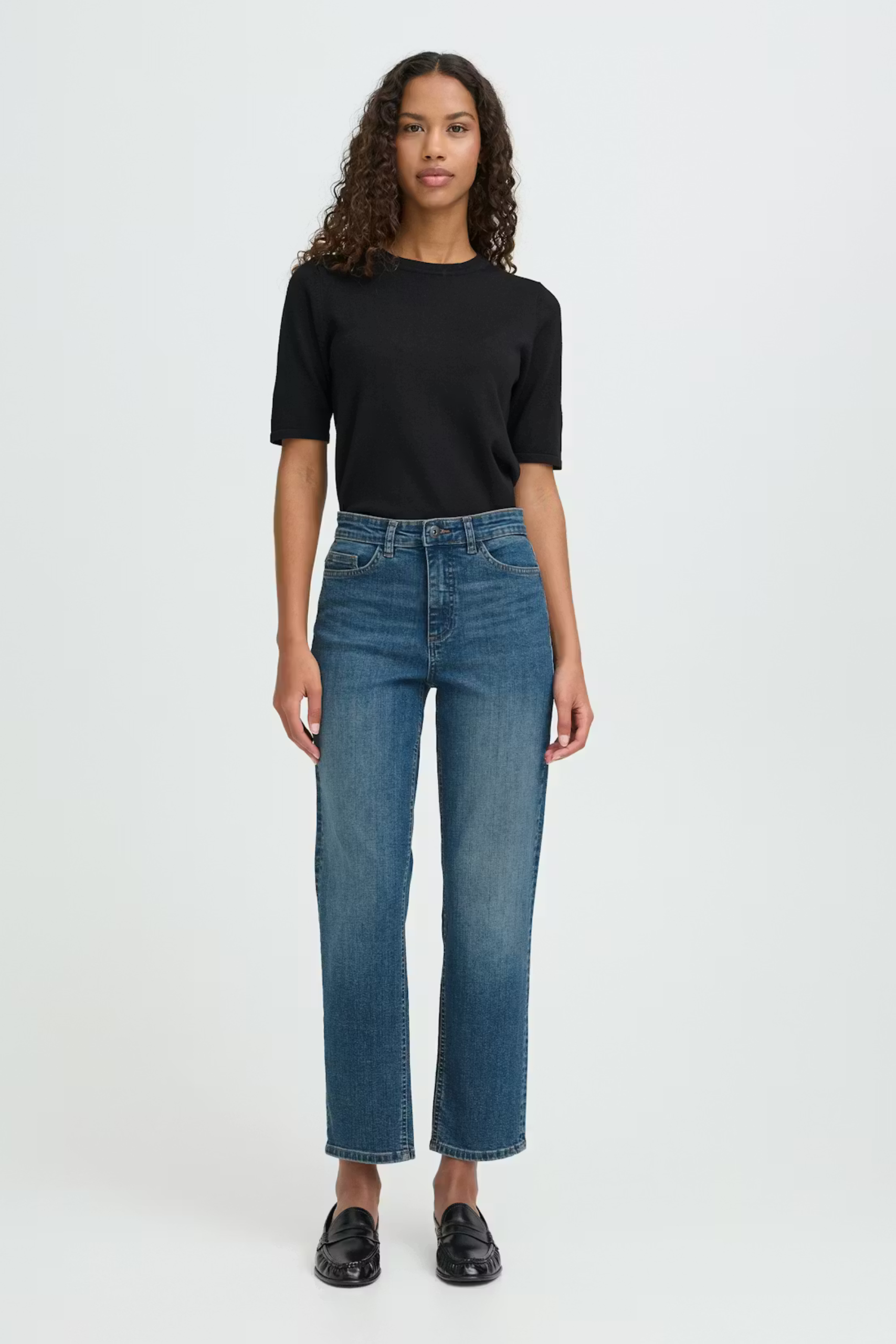 Jeans Dritto - Ihtwiggy raven - Ichi