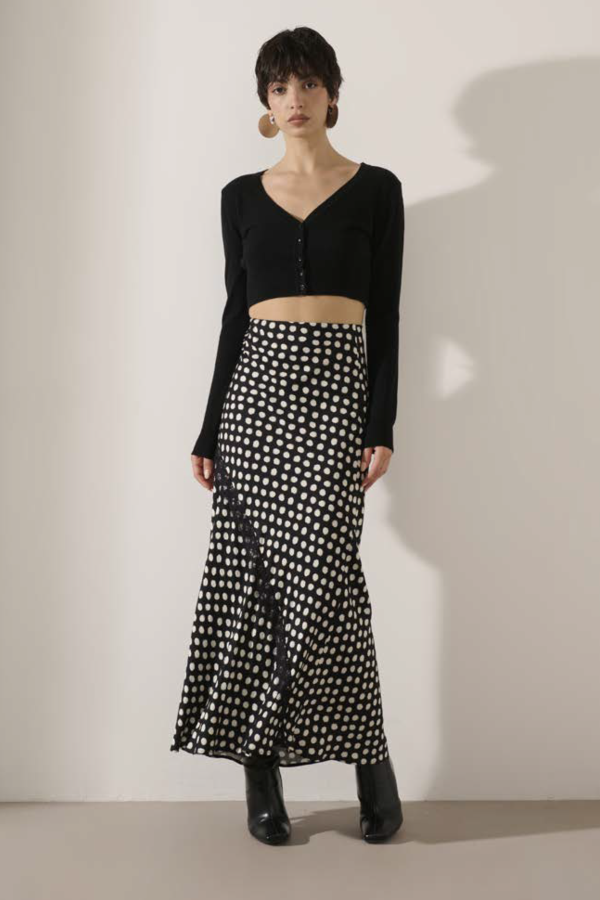 Gonna Louguette con Pizzo - MAIDOMA