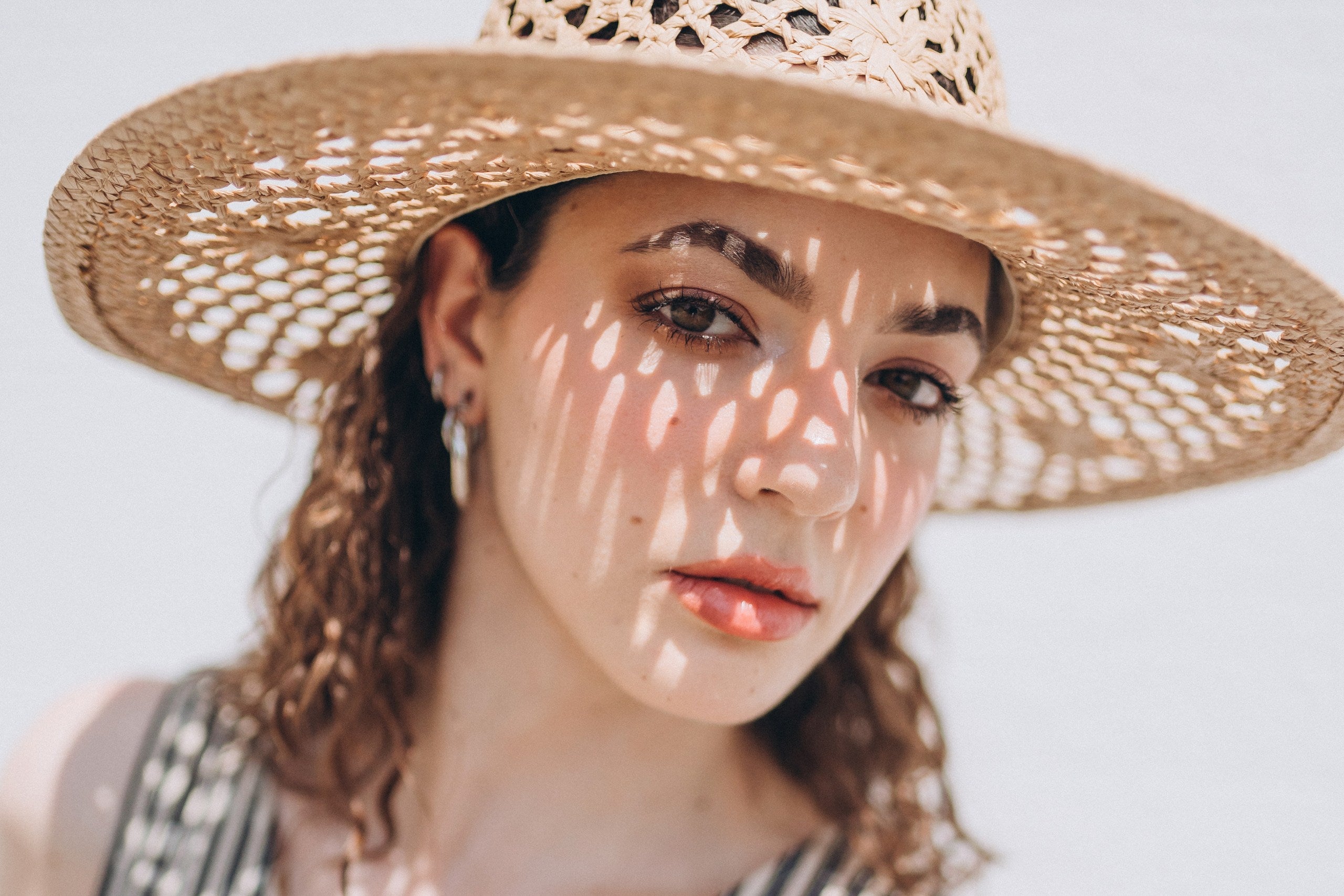 Cappello paglietta a falda larga - ICHI