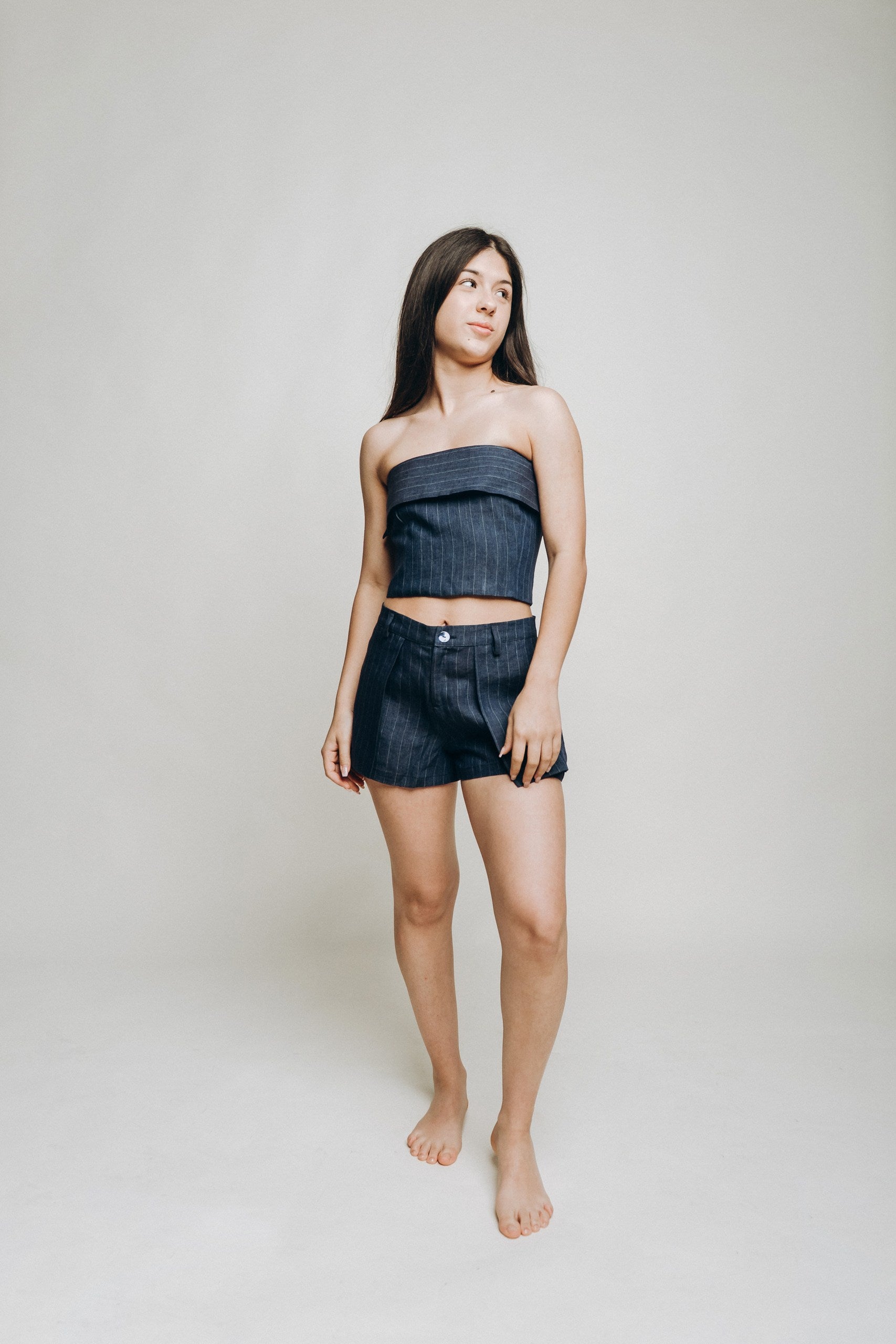 Top Bustier Collo con effetto polso - Centolino