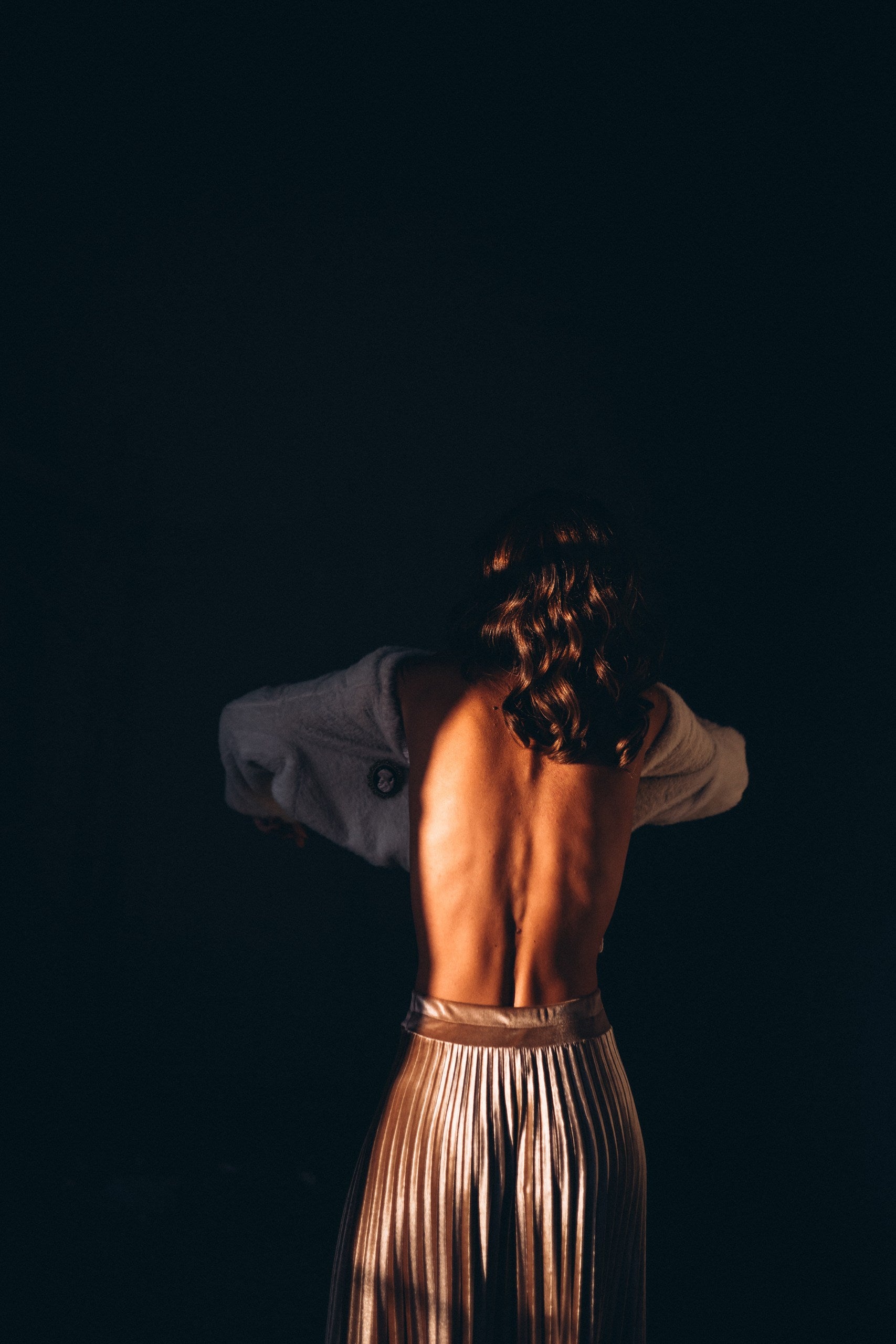 Gonna Plissè Velvet - Atos Lombardini