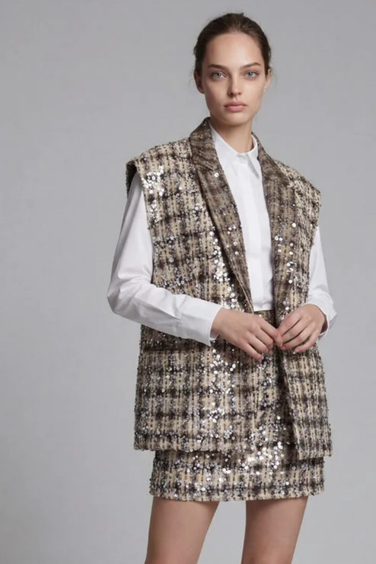Gilet Check - CROCHE'