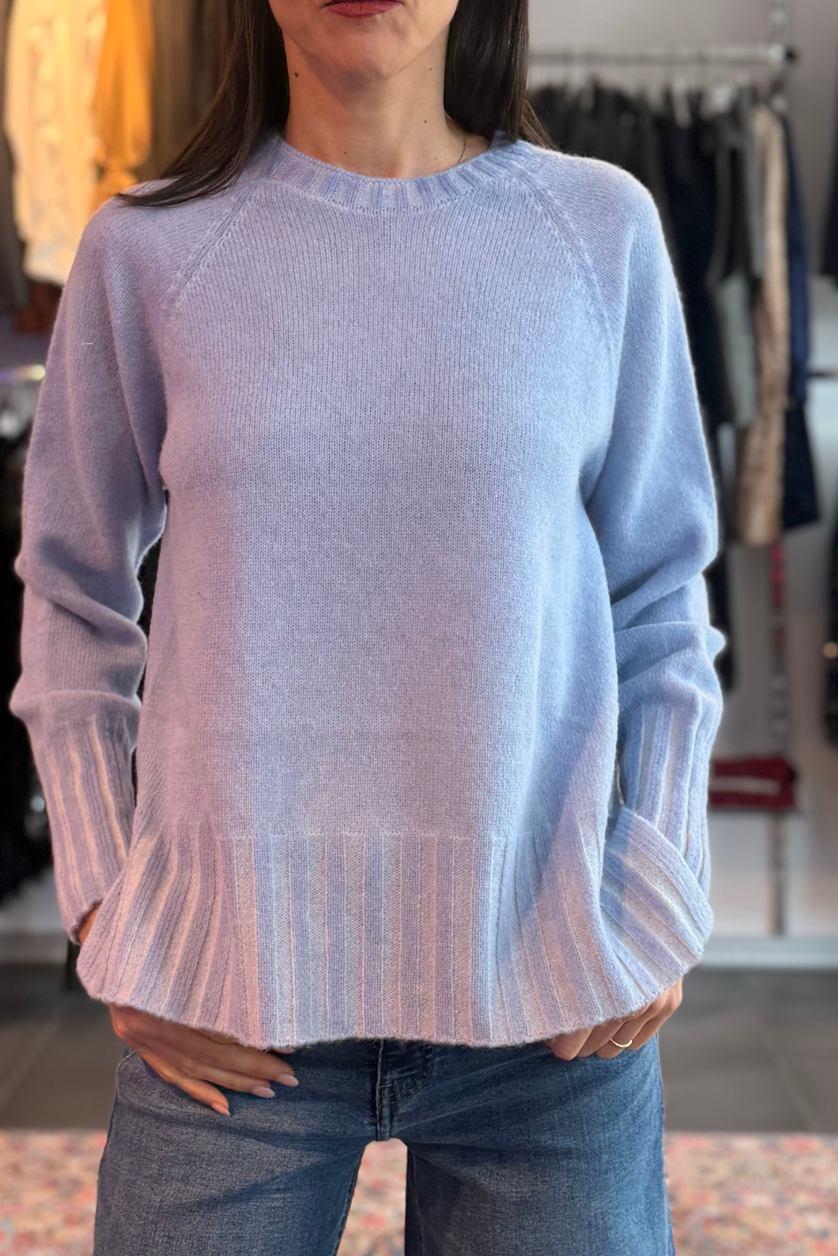 Paricollo raglan - Arovescio