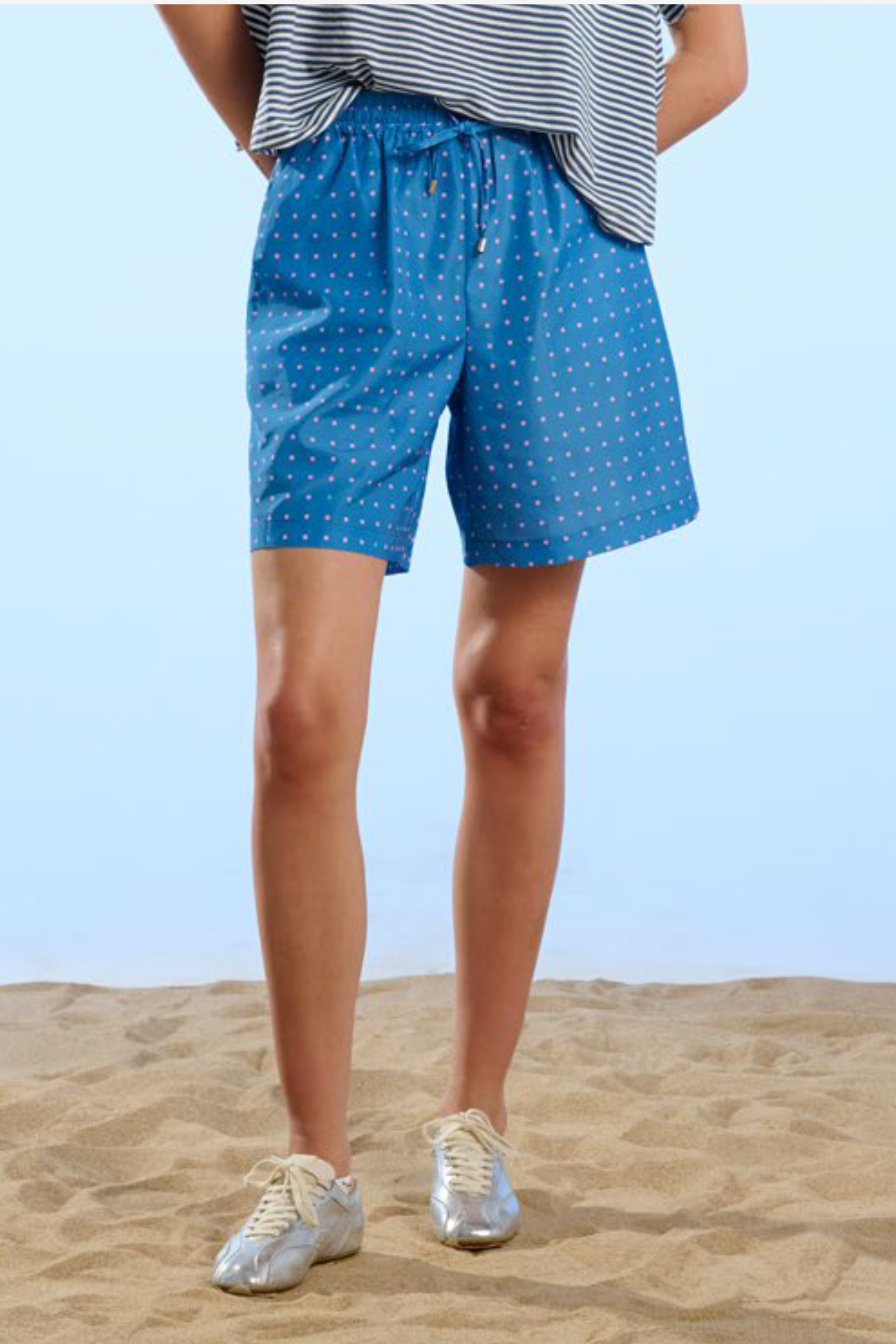 Shorts Nylon pois - Crochè