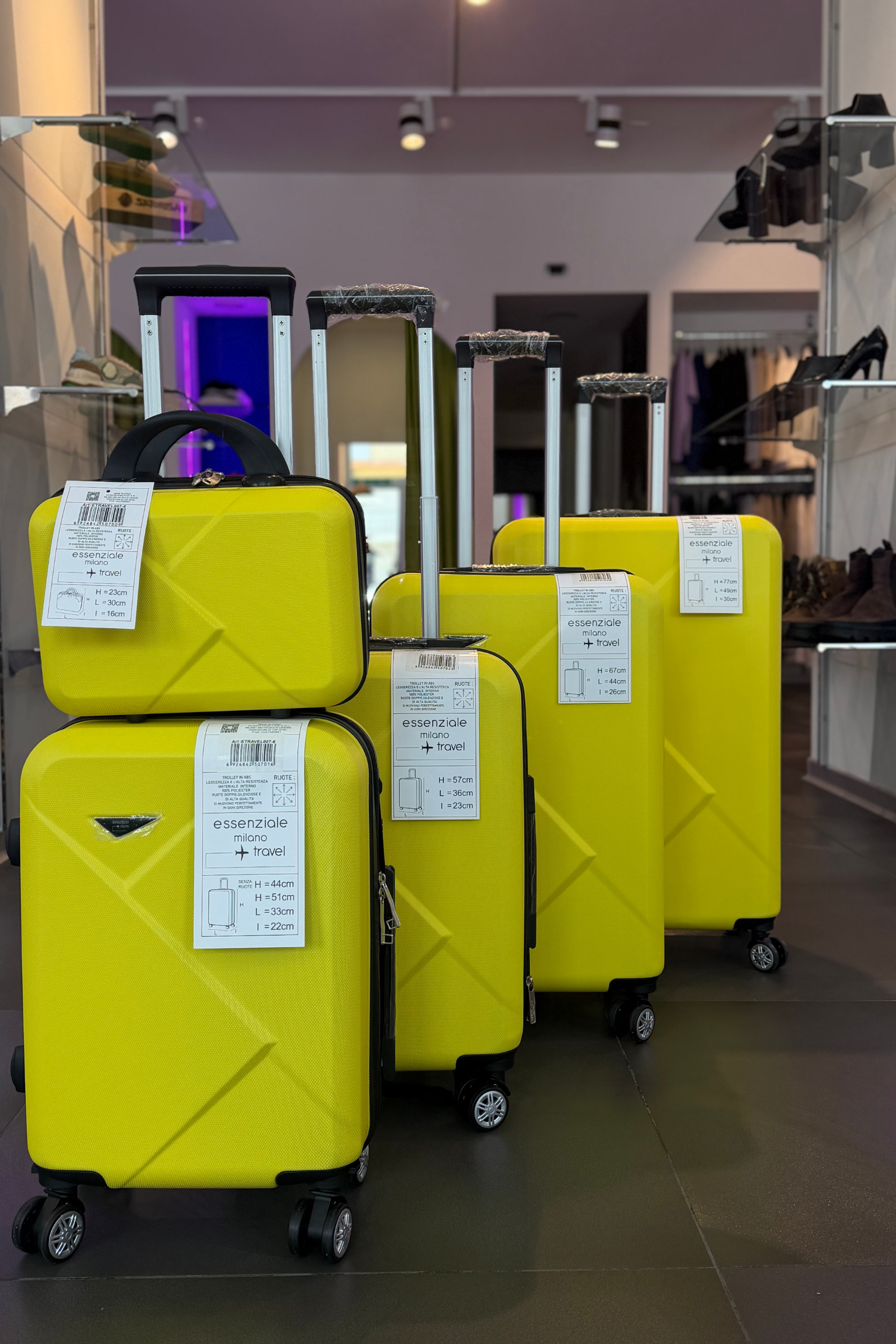 Set 5 Valigie - Essenziale Travel