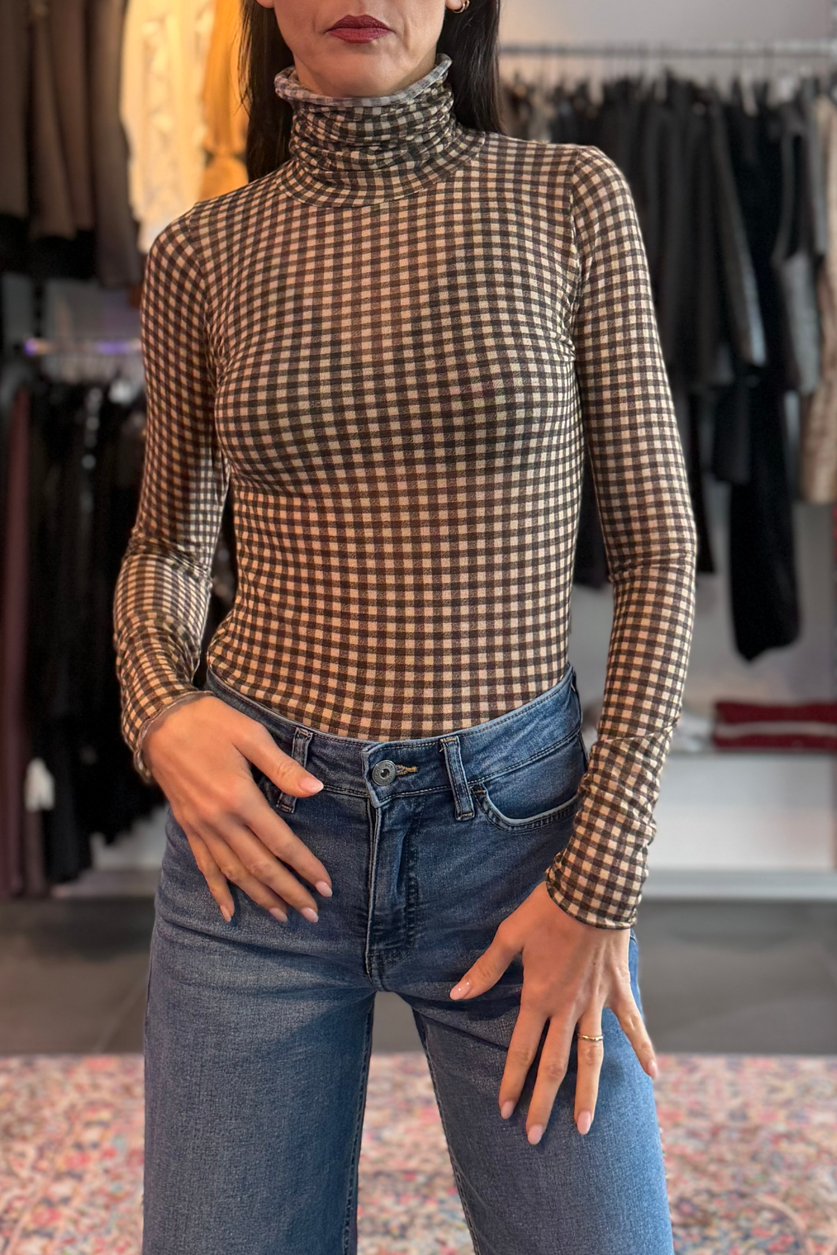 Garzina dolcevita Vichy - Crochè