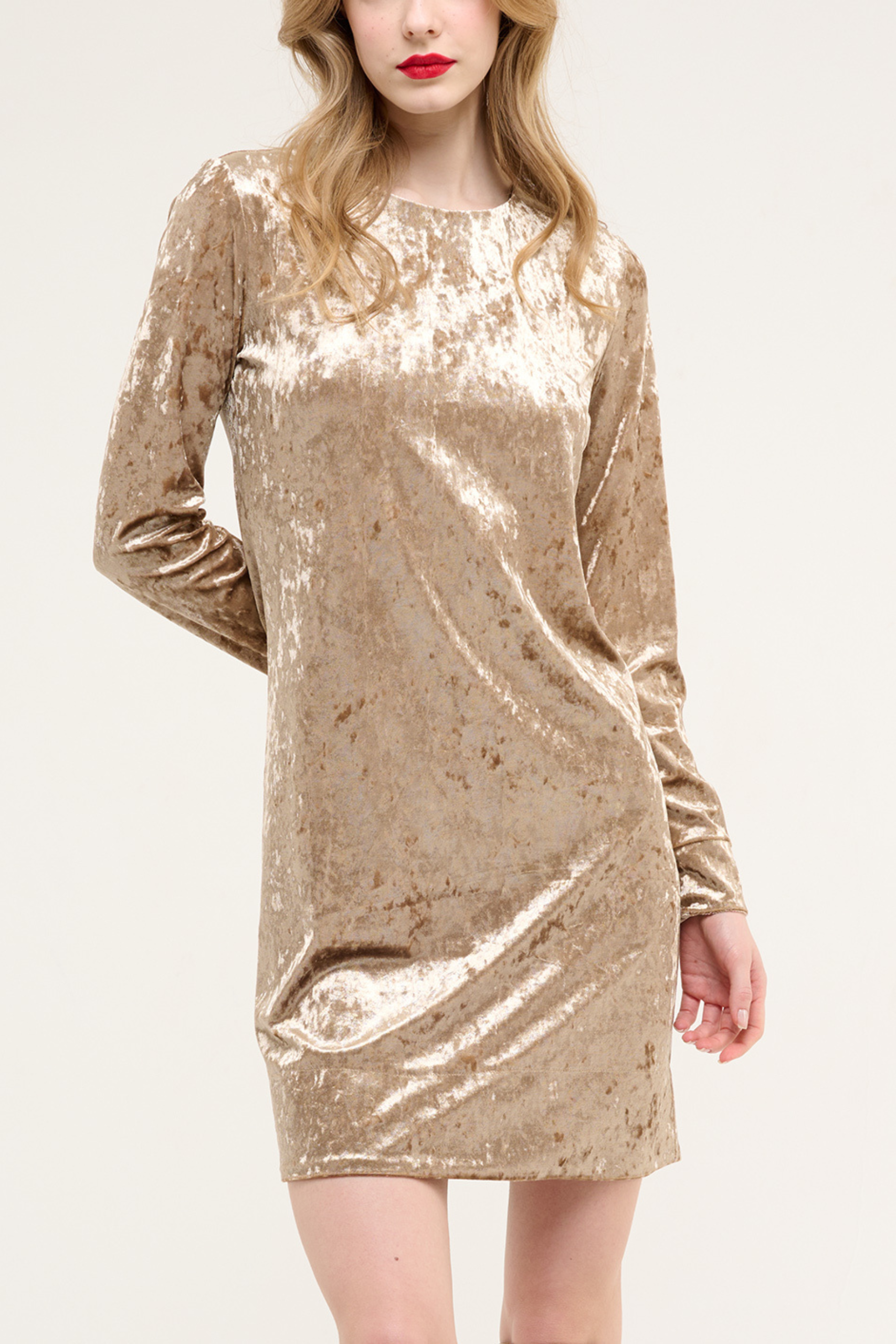 Abito velluto martellato - Crochè