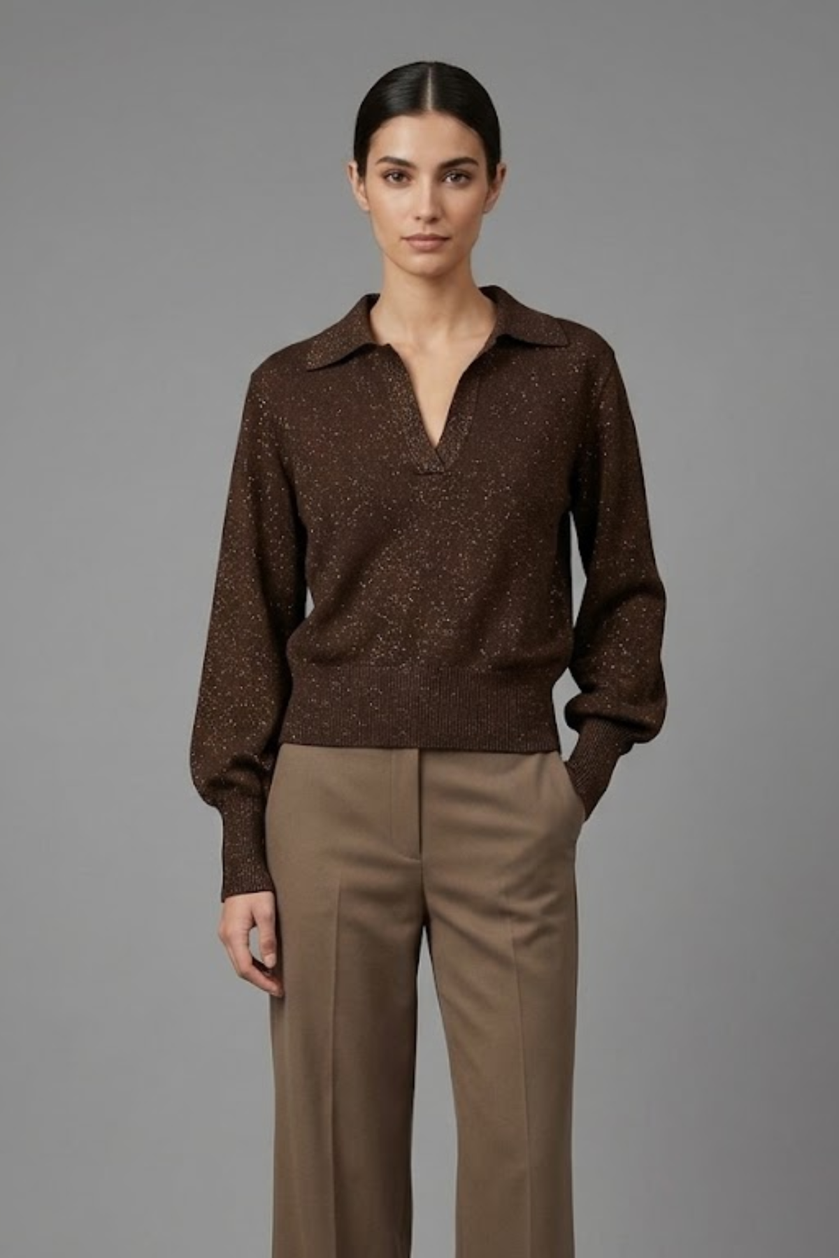 Polo Paillet Lurex - CROCHE'