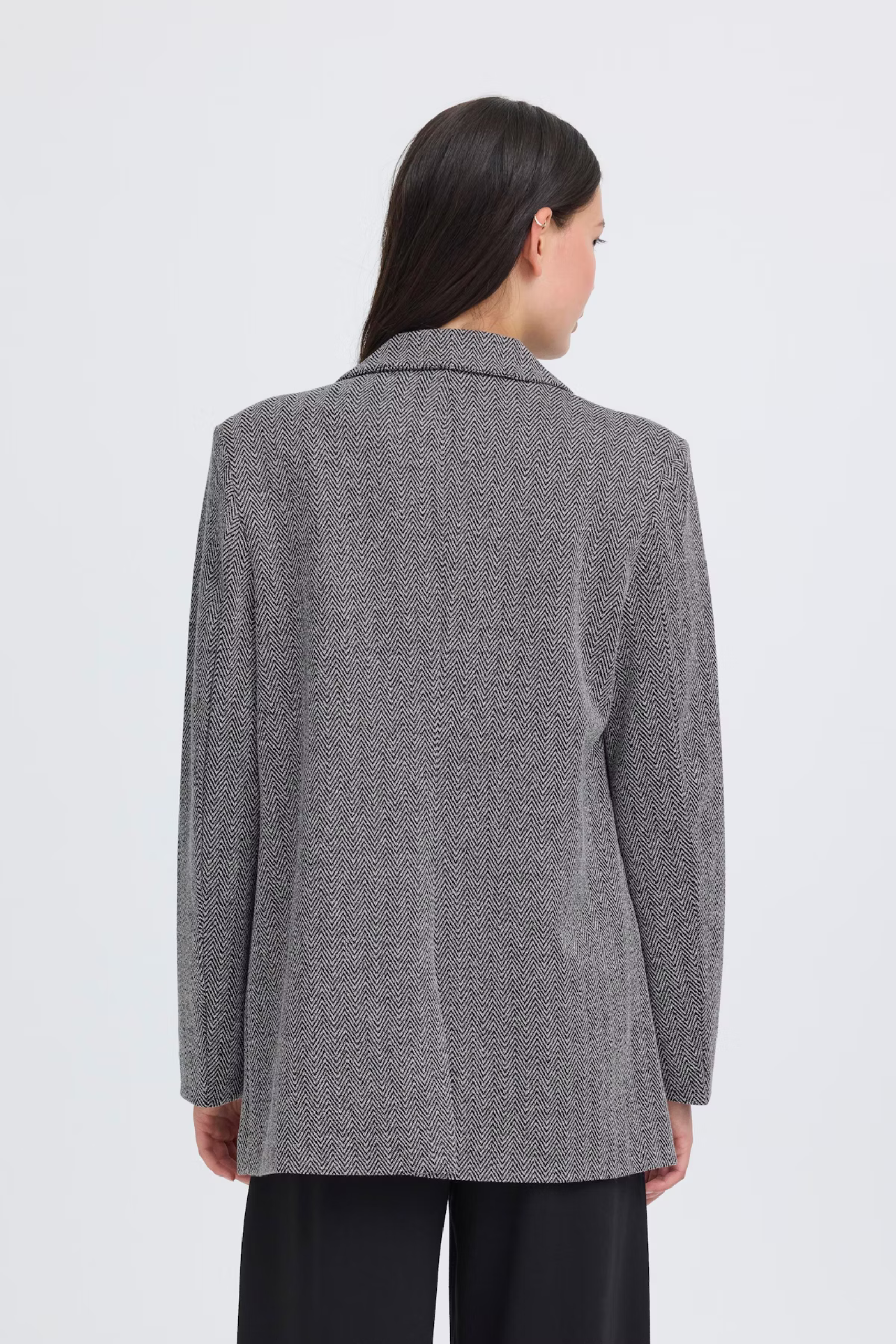 Blazer - Ihkate Jacquard oversized bl - Ichi