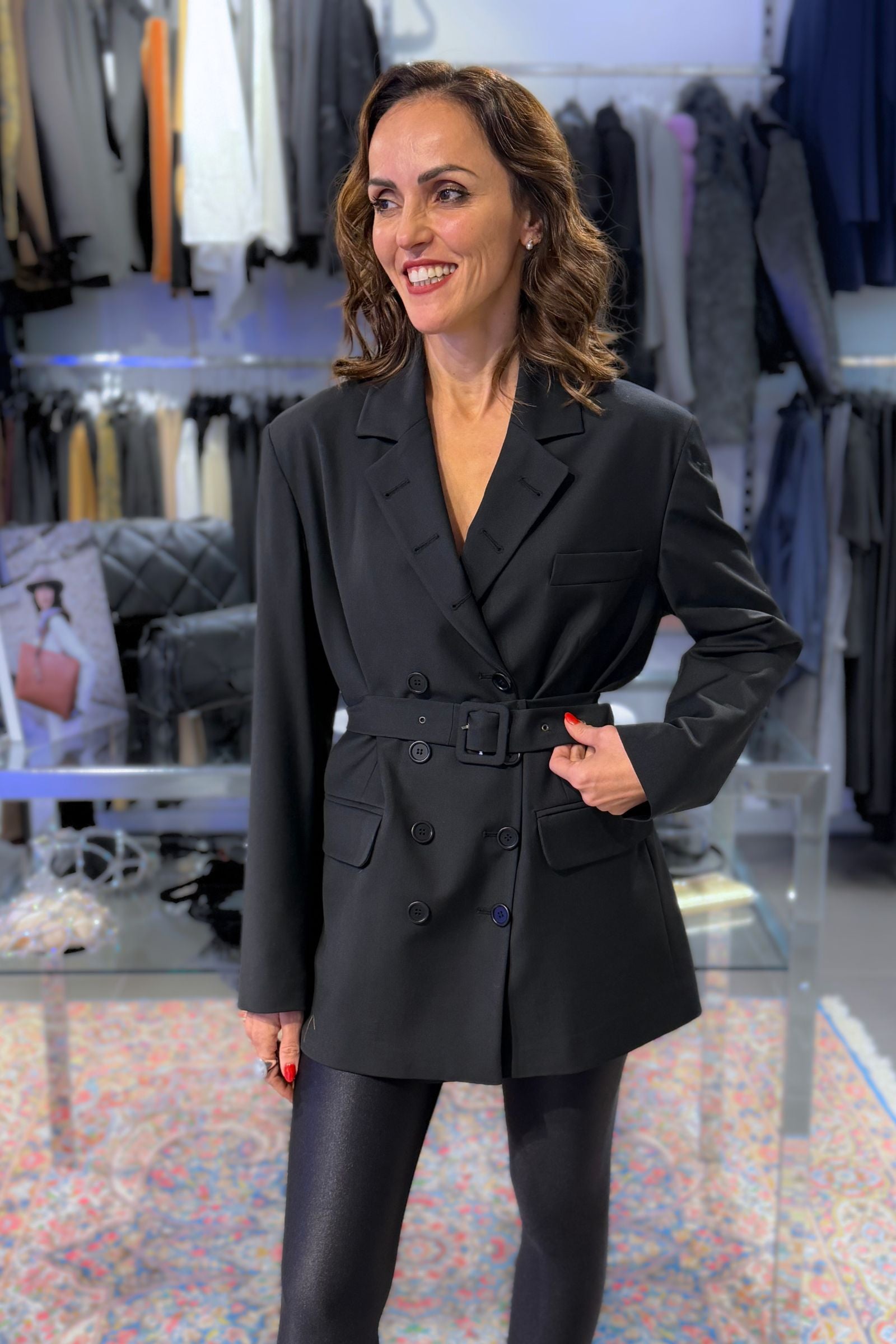 Giacca Doppiopetto con cintura - J'm Design