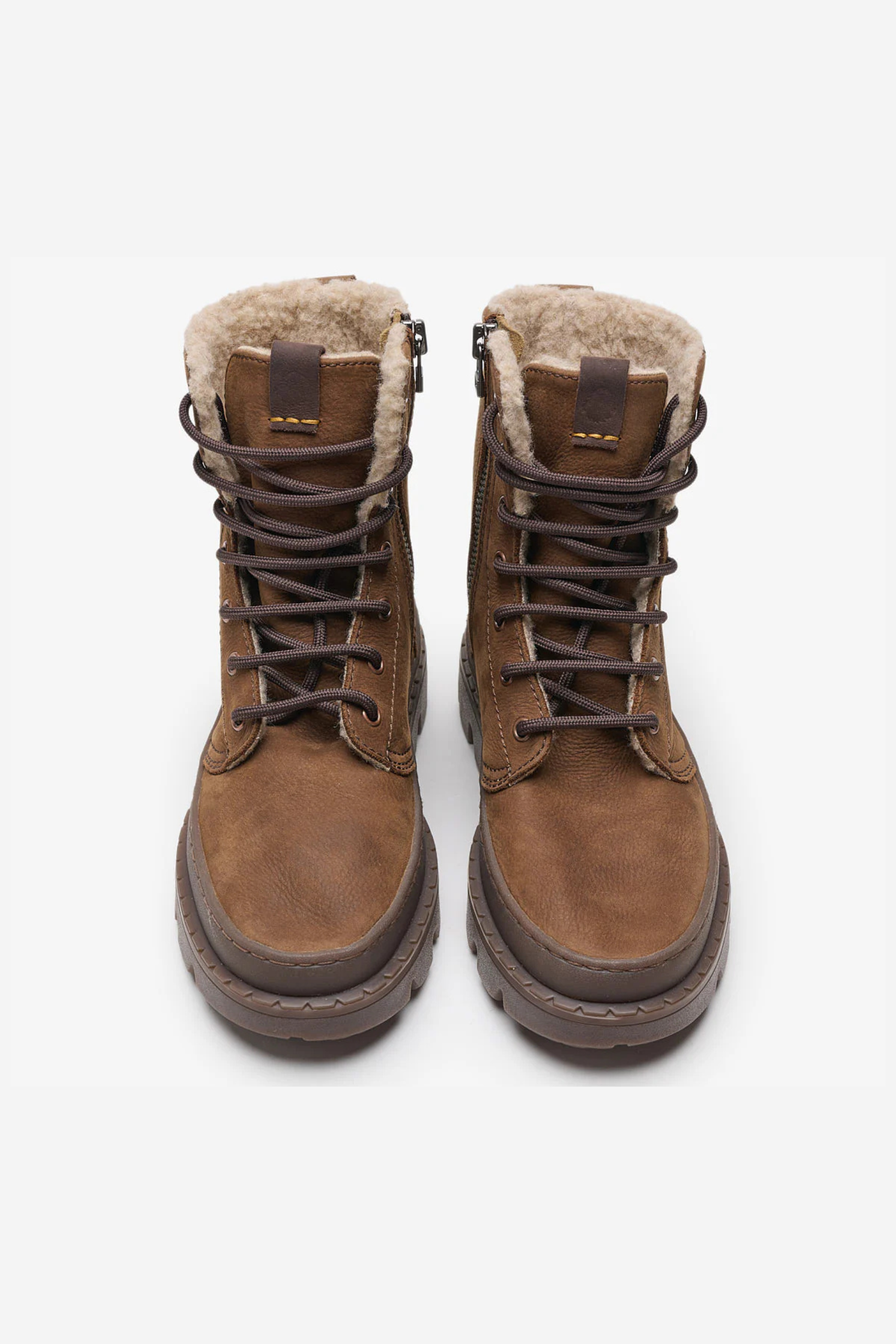 Unalome laces premium wool - Mid Brown - Satorisan