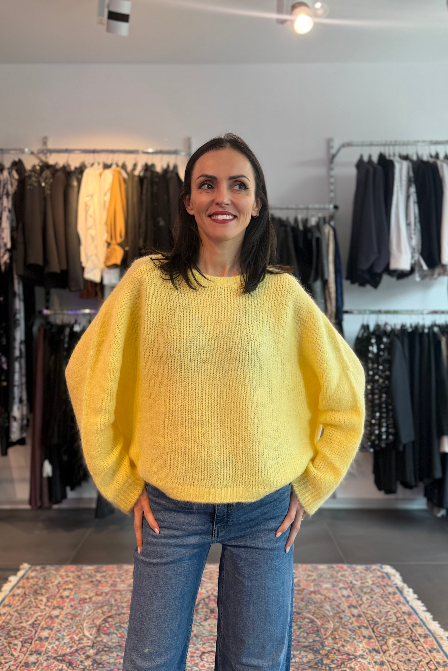 Maglione scollo barca - Crochè