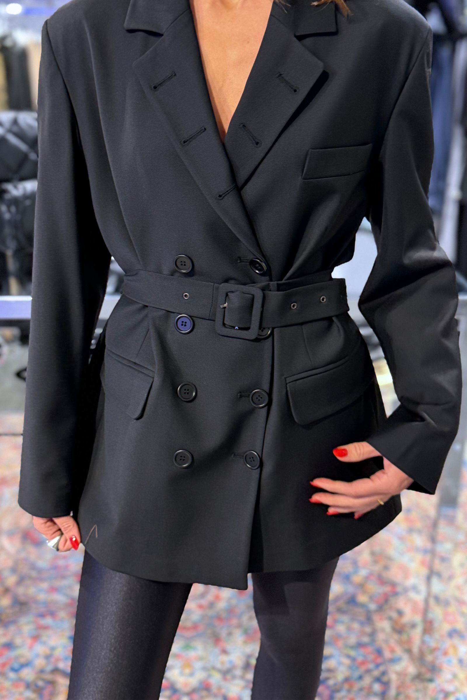 Giacca Doppiopetto con cintura - J'm Design