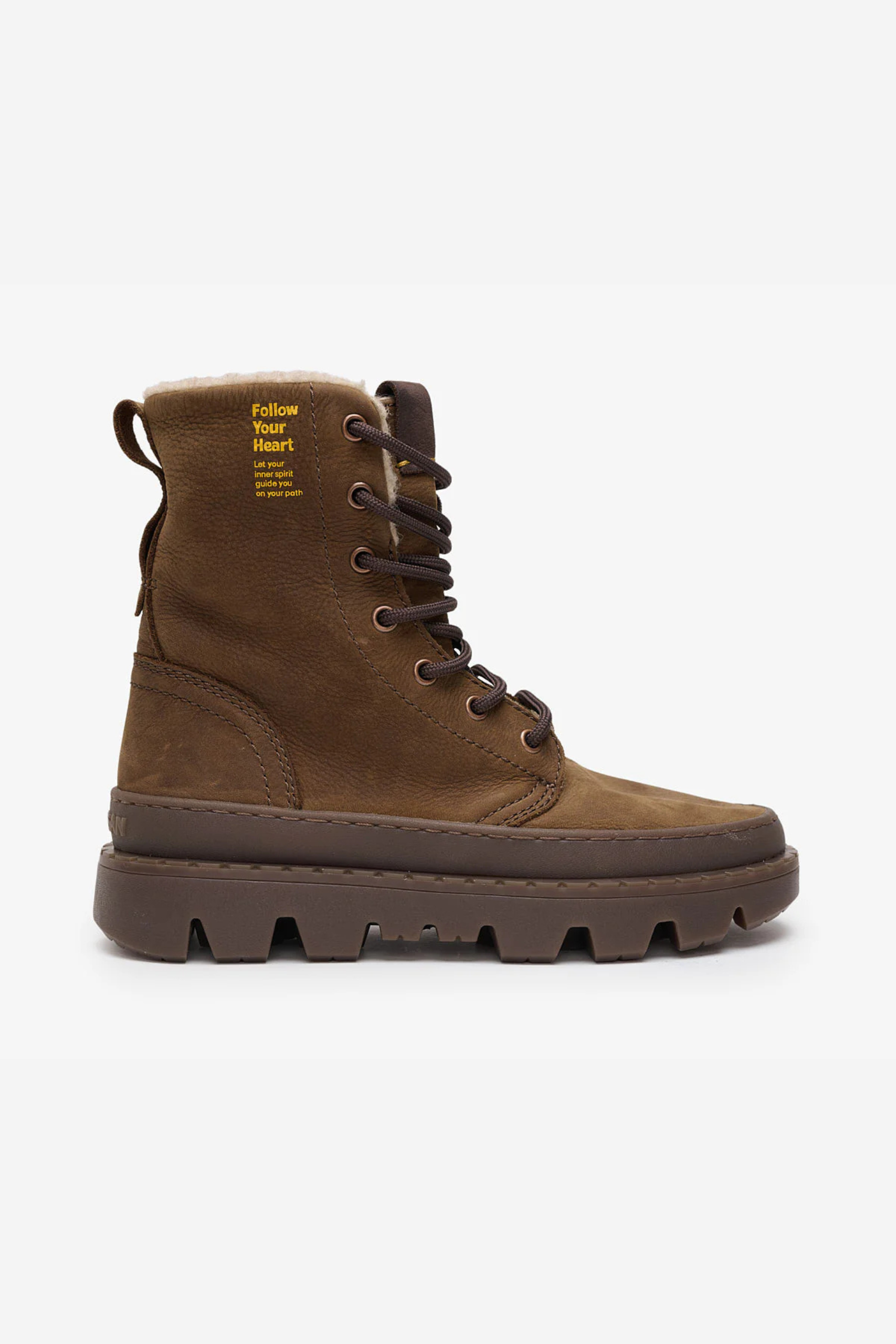 Unalome laces premium wool - Mid Brown - Satorisan