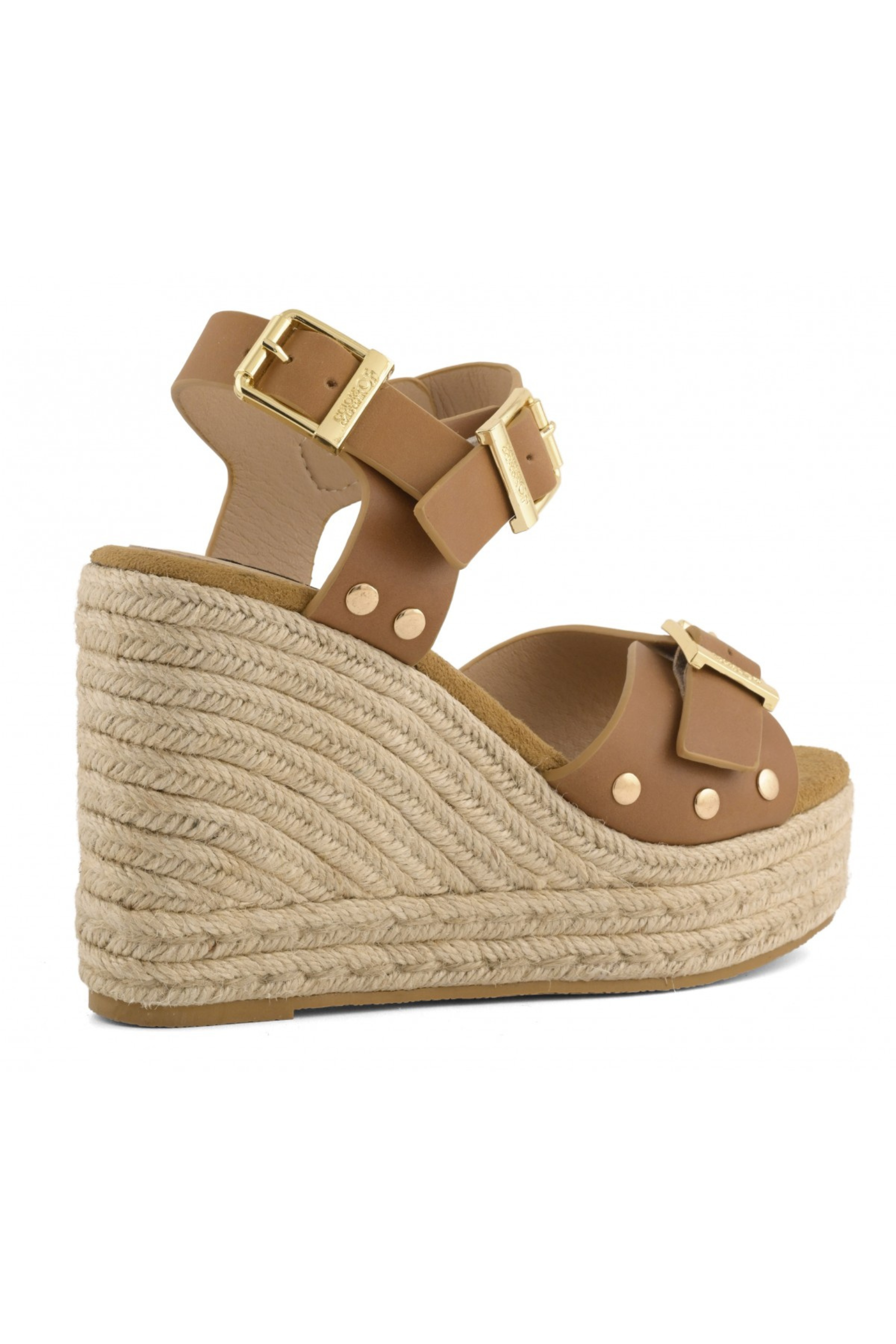 Sandalo Cow Leather jute wedge - Colors Of California