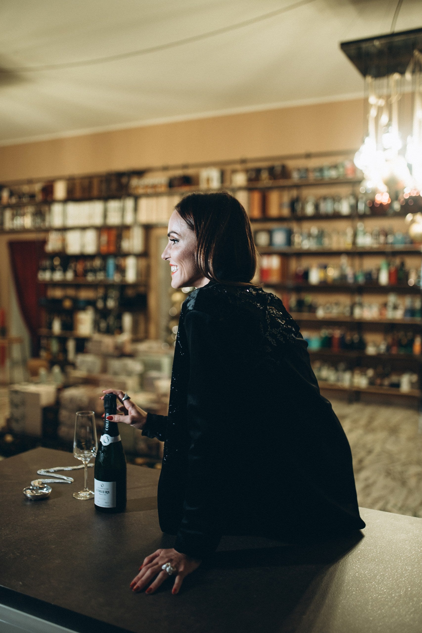 Giacca inserto pailletes - Atos Lombardini