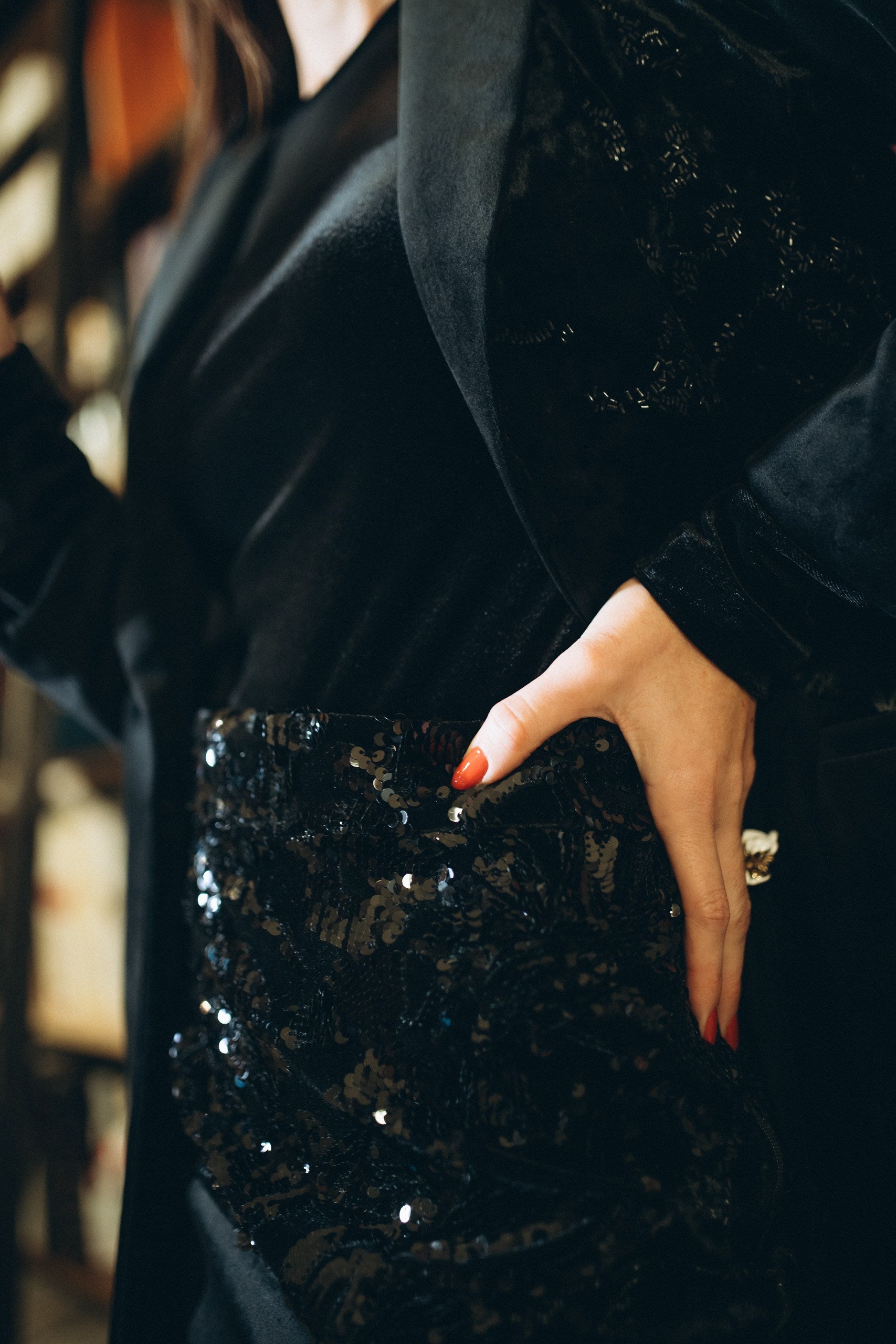 Gonna inserto pailletes - Atos Lombardini