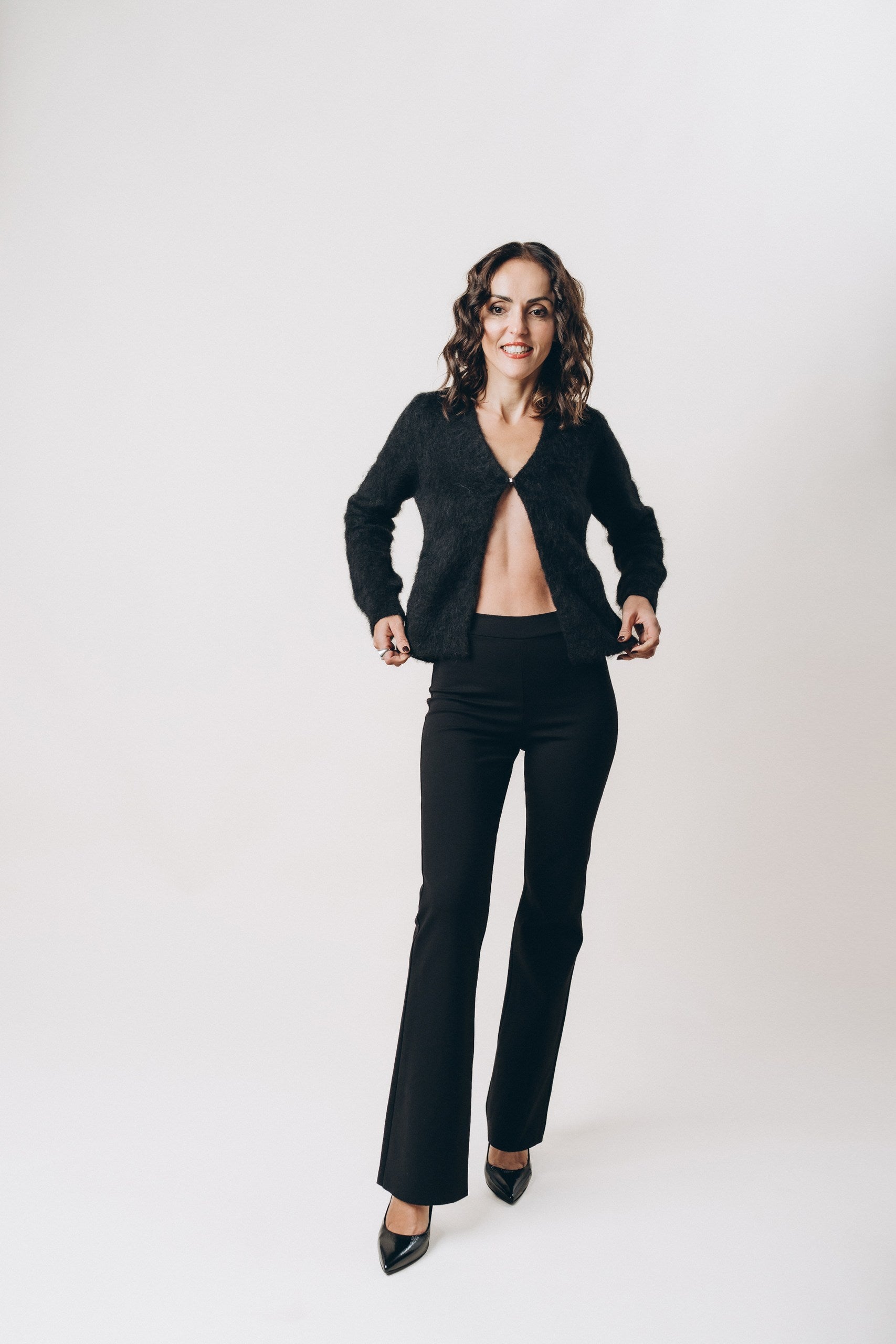 Cardigan crop - Arovescio