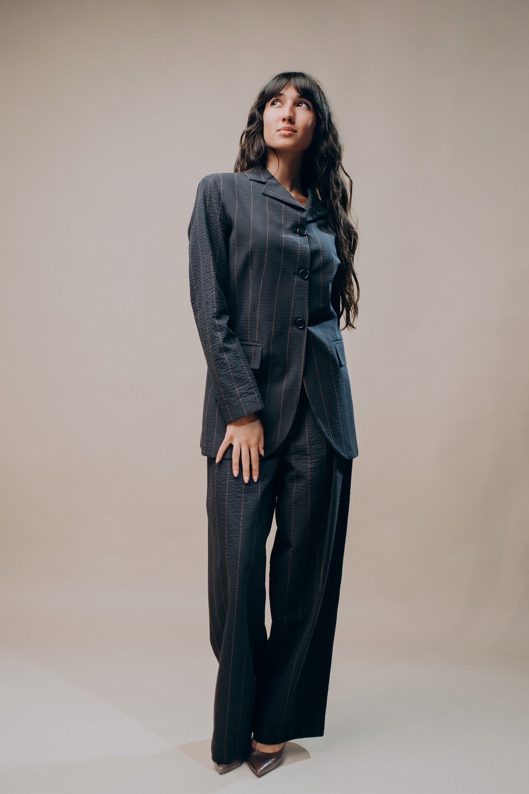Pantalone Largo Pinces - J'm Design