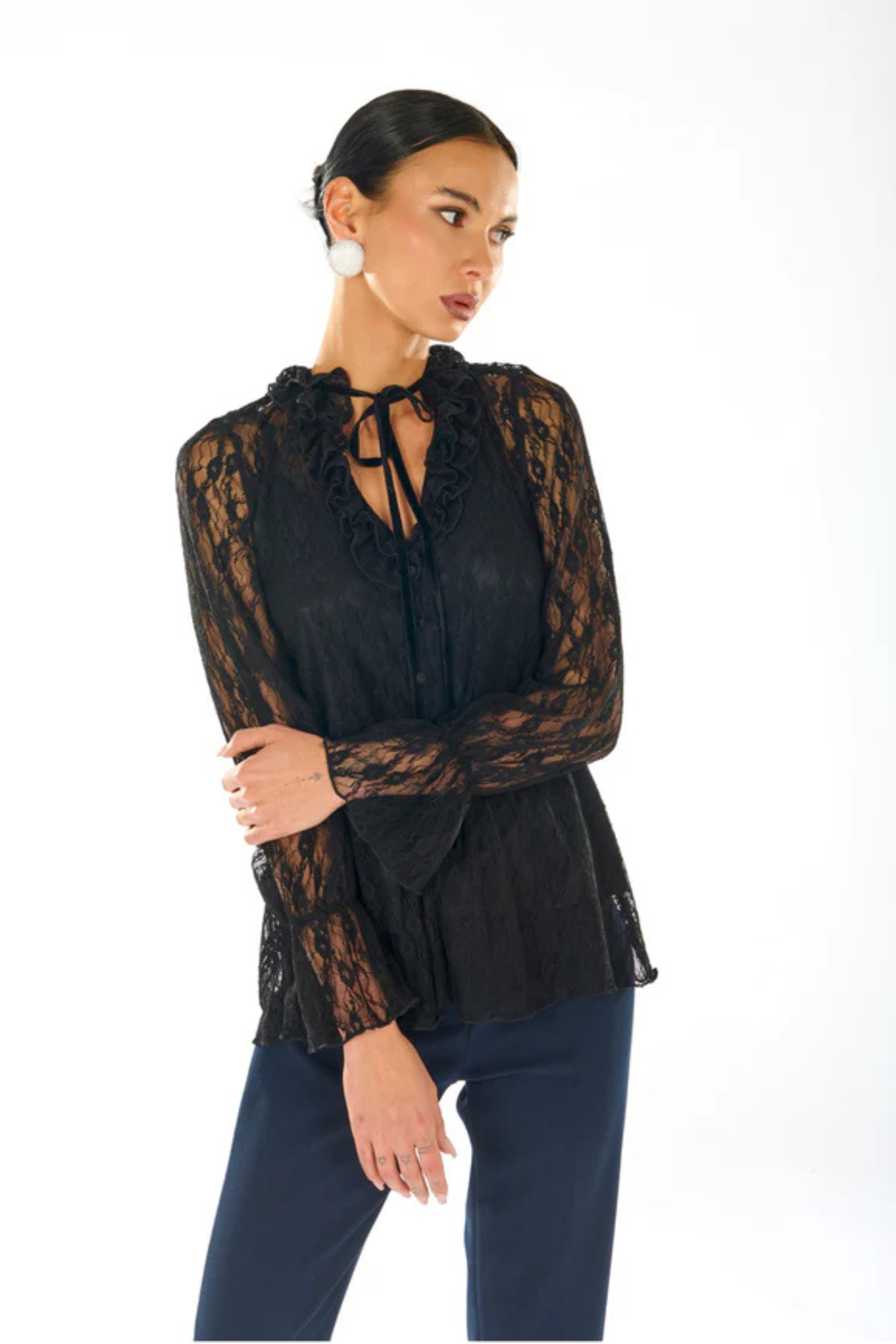 Blusa in pizzo - Atos lombardini